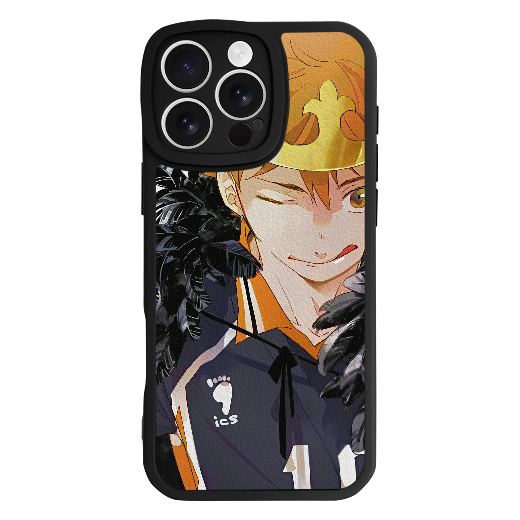（画像用） ハイキュー!! Haikyu!! 【iPhone 16シリーズ対応】シリコンスマホケース（レザー調） 材質：シリコン